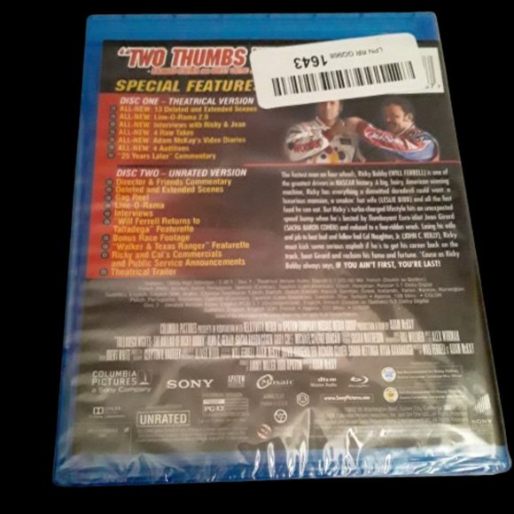 Talladega Nights The Ballad of Ricky Bobby (Blu-ray) NWT Sealed 2 Disc Set - Picture 3 of 3